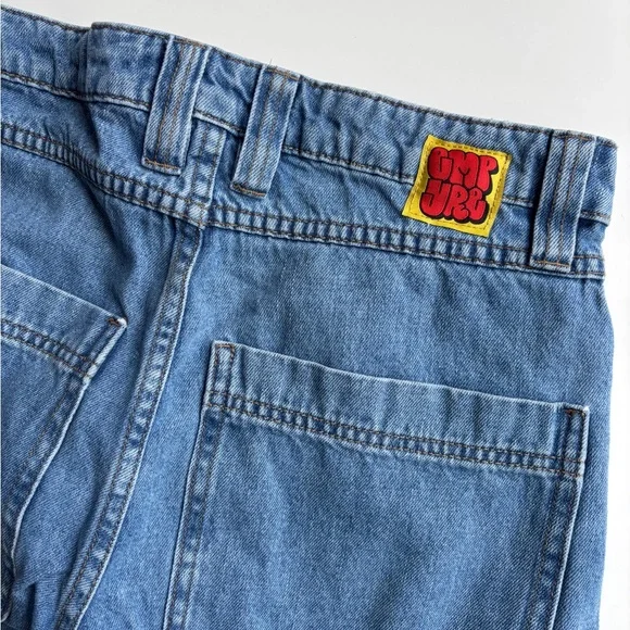 Empyre Relax Fit Baggy Blue Denim Jeans y2k GenZ size 28 women’s 6 - Picture 5 of 8